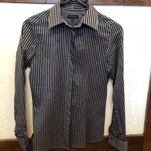 Ted Baker London Cotton blend dress shirt w/cuffs